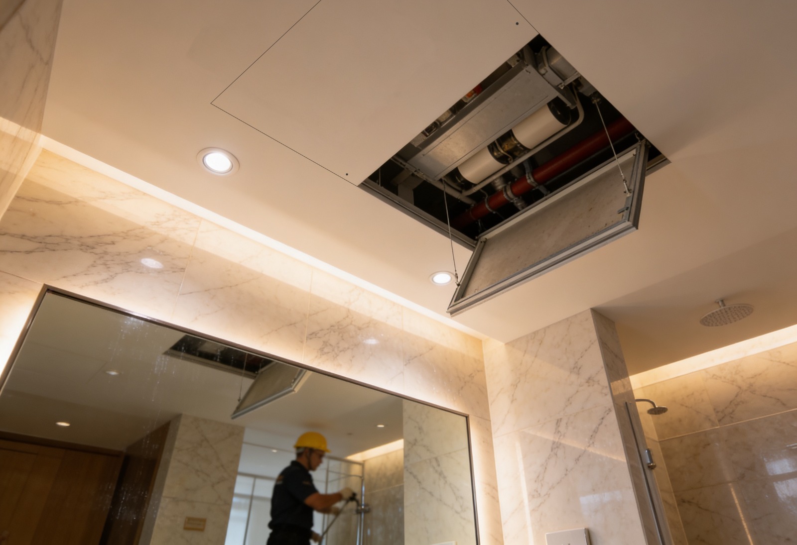 Aluminium ceiling access panel